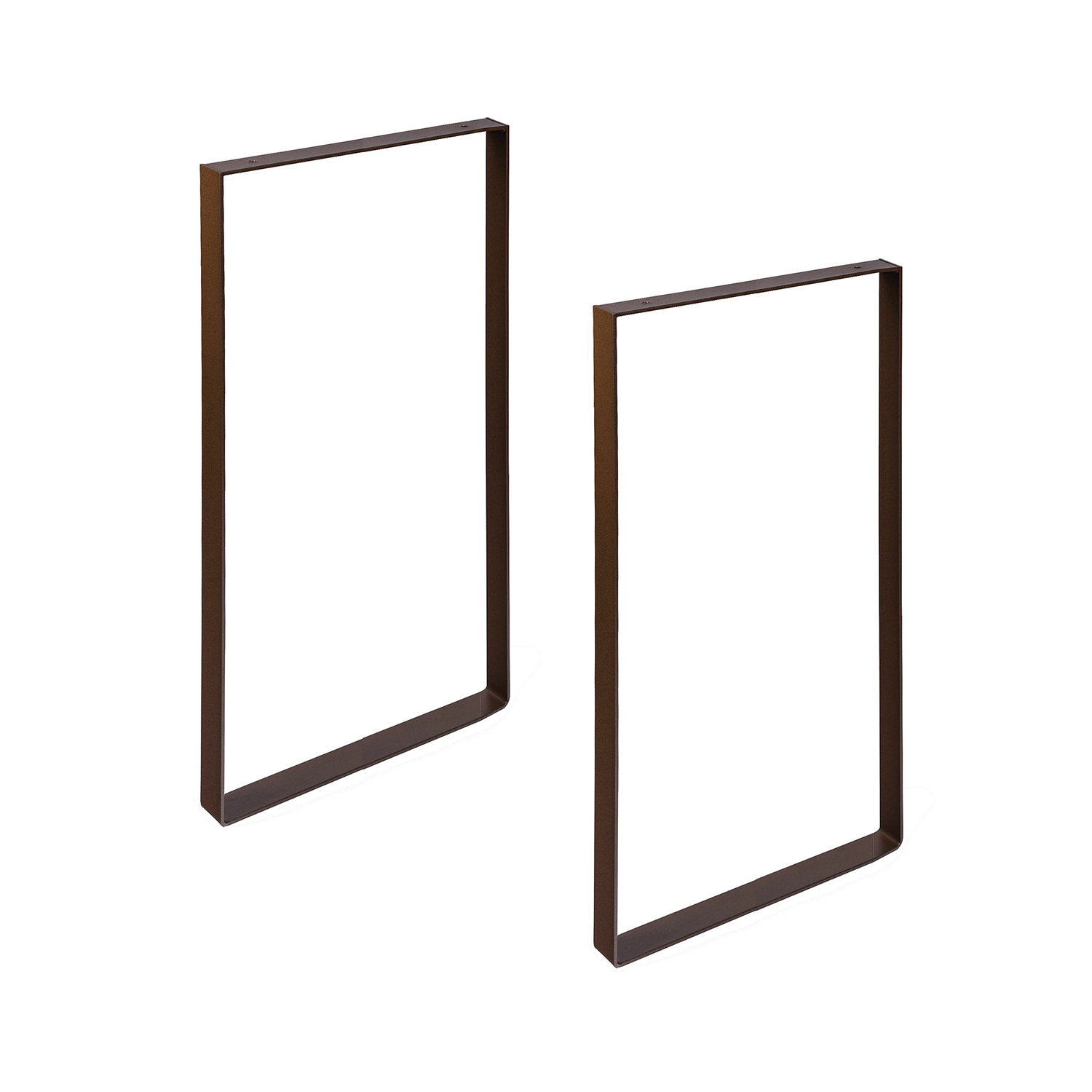 Pata de mesa rei 927 | 385x40x710 mm | óxido | 2 uds. | acero