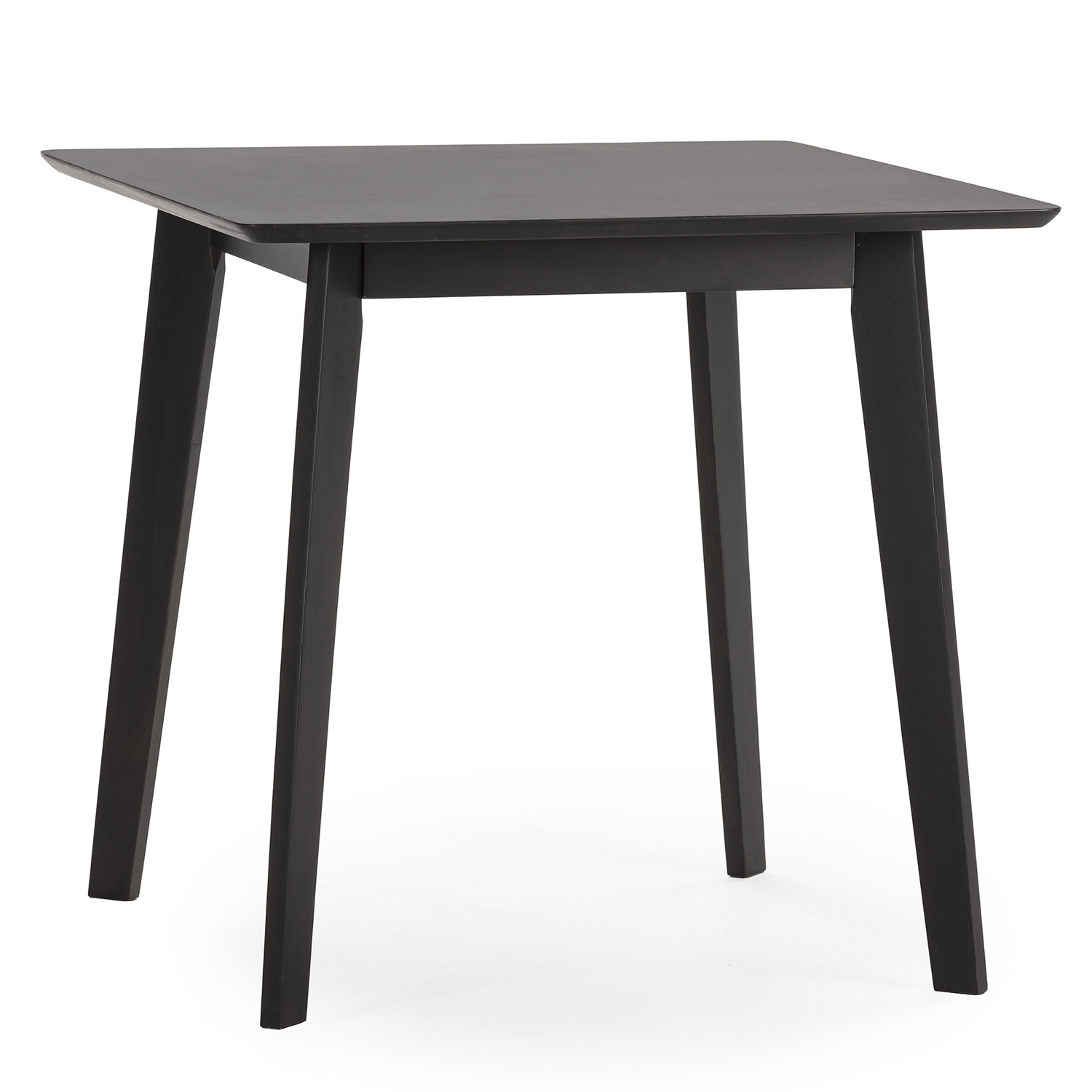 Mesa de comedor pomago 80x80 cm color negro