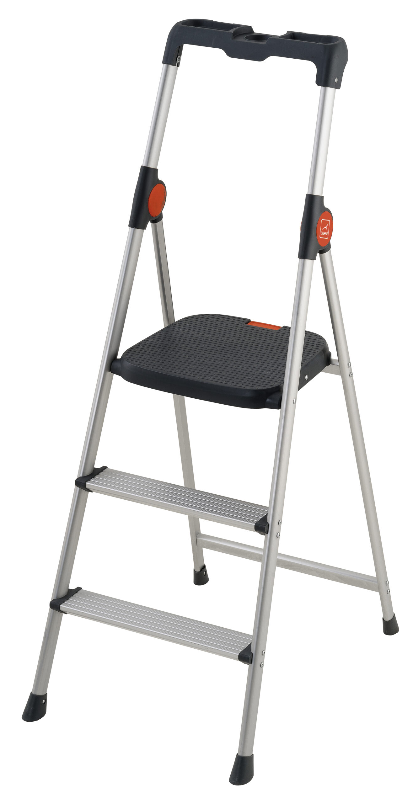 Gierre-b222-mini escalera ultraligera de aluminio dekorstep (2 peldaños)