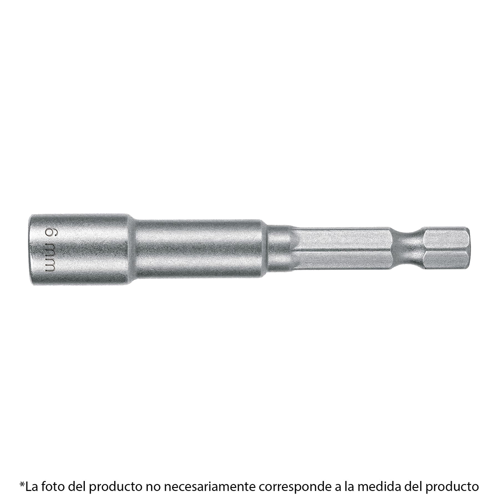Llave de vaso magnética - 12 mm - 5 piezas