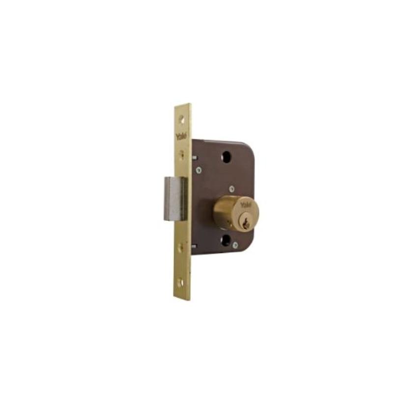 Cerradura embutir yale azbe 47 fl 50x80 con palanca y cuadradillo