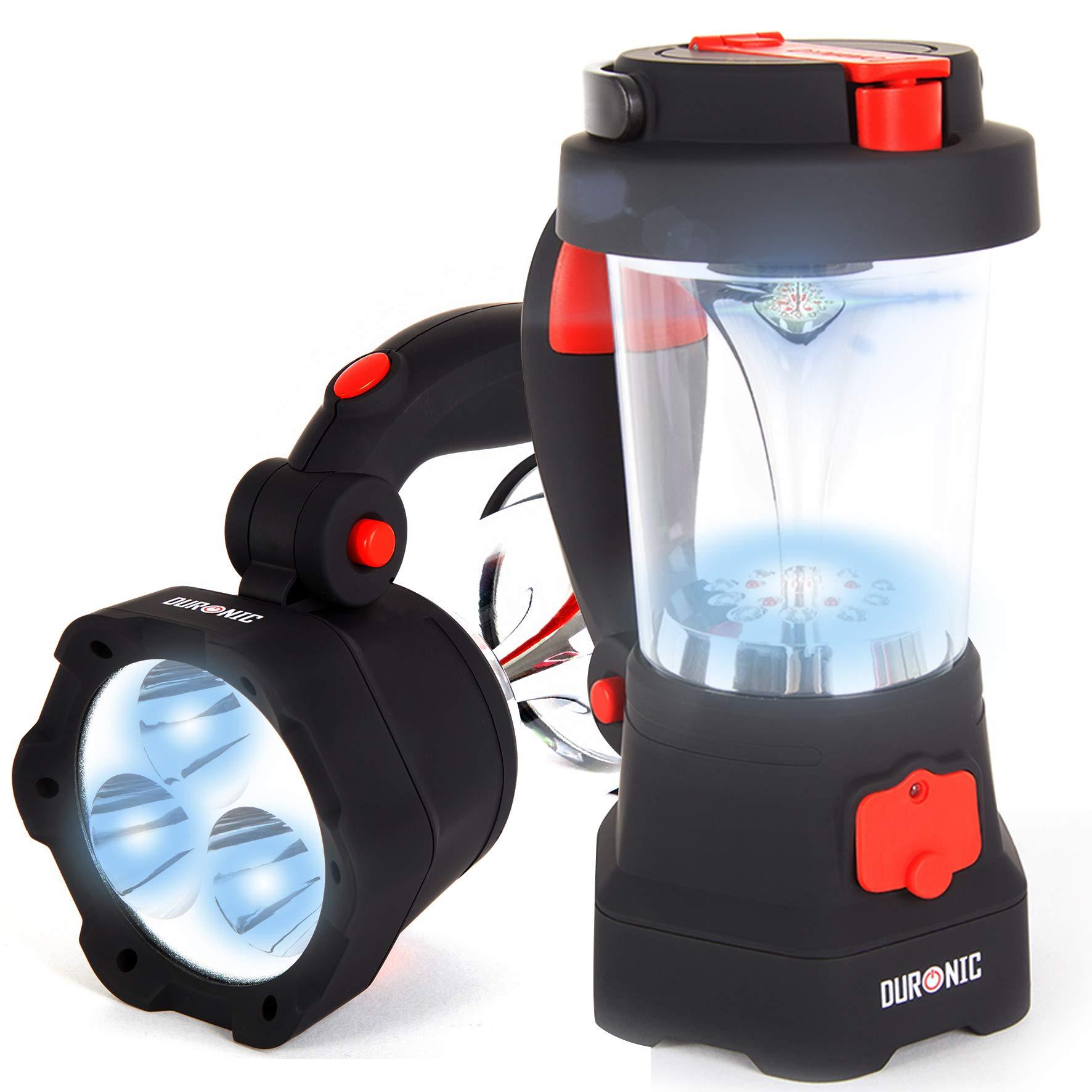 Duronic hurricane farol recargable usb y dinamo - lámpara emergencia LED
