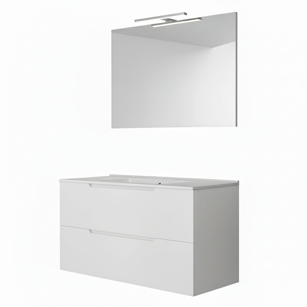 Móvel de casa de banho ful victoria 80 branco mate