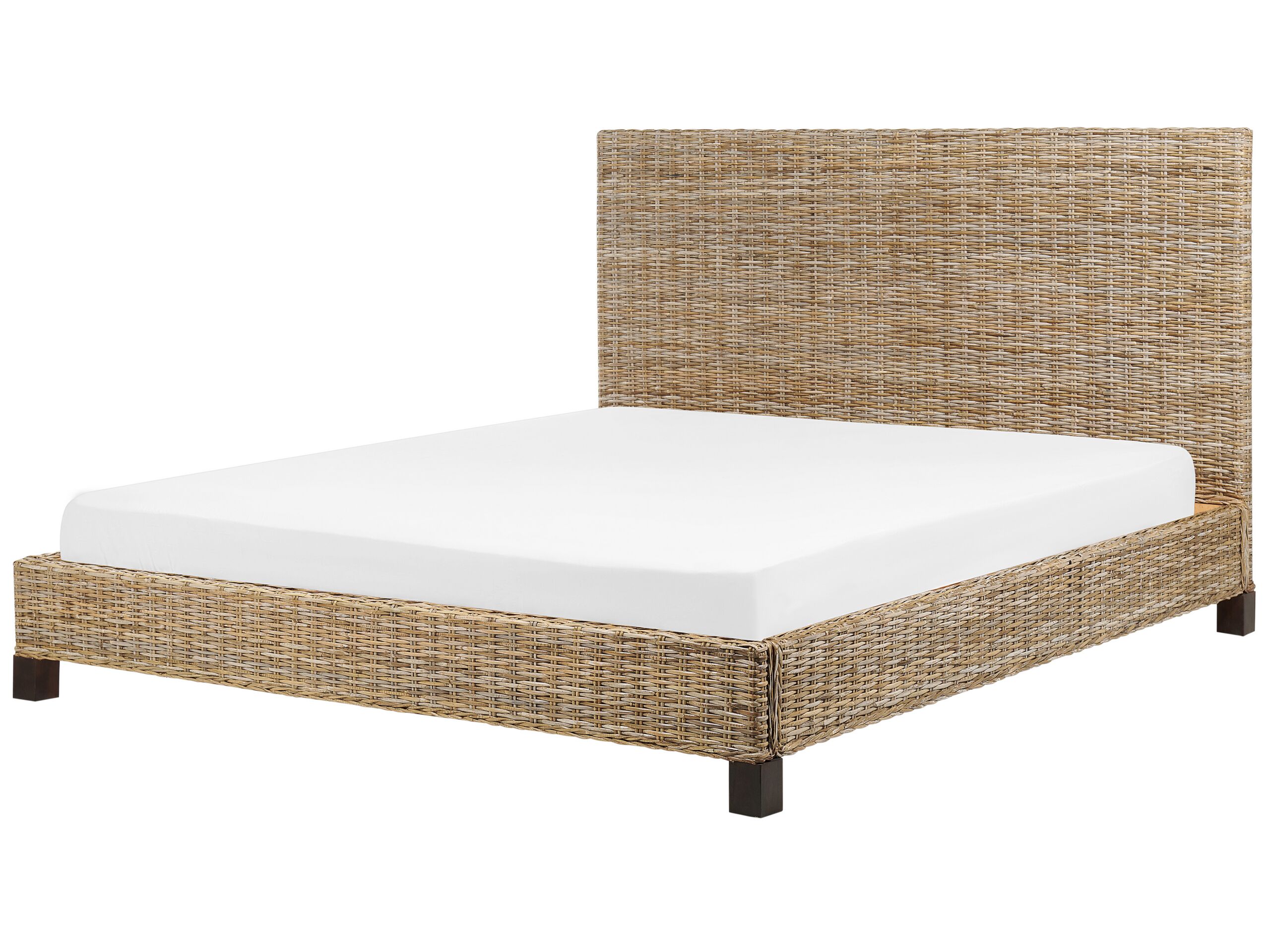 Cama ratán salbris 180 x 200 cm natural