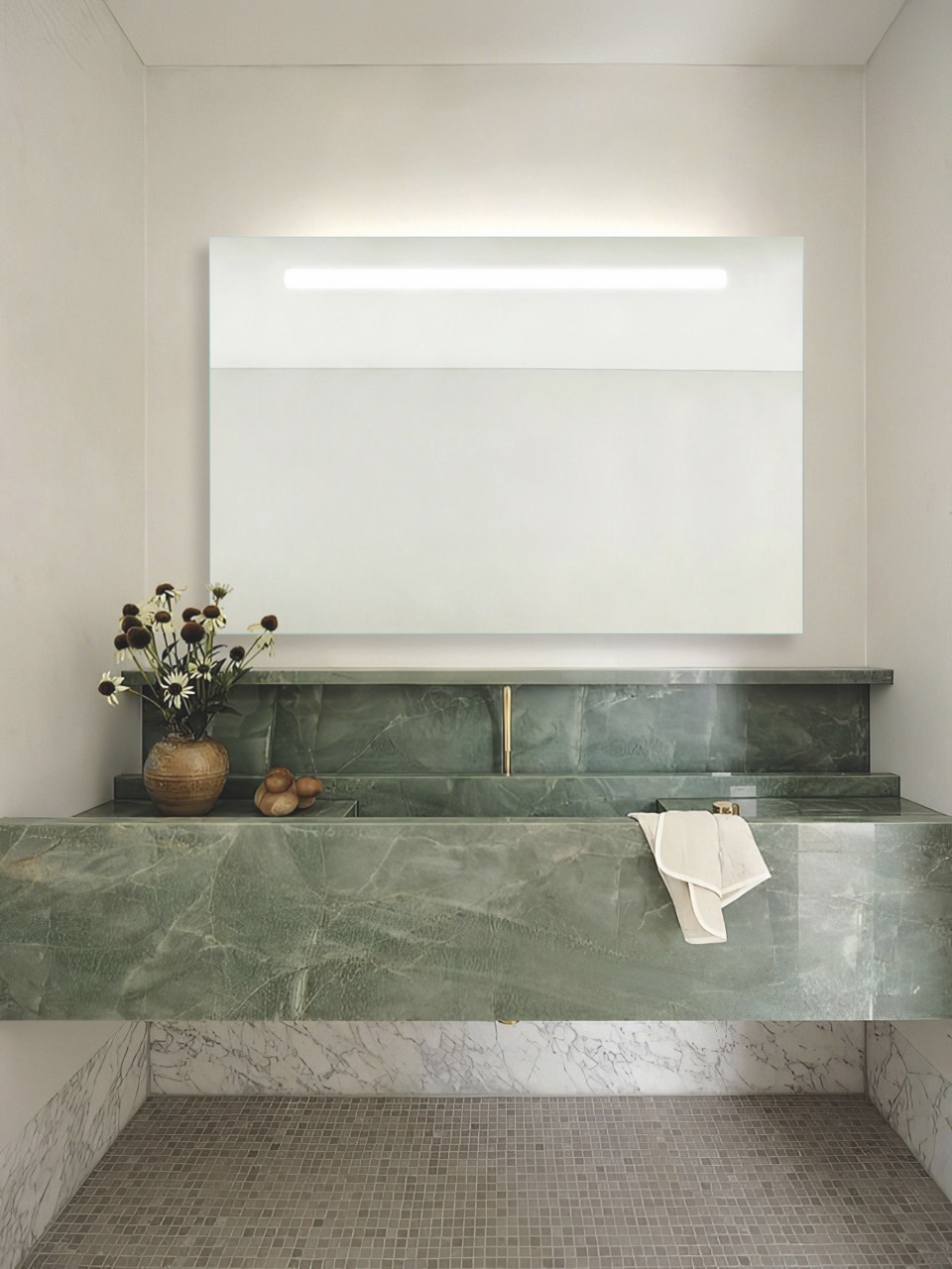 Espejo de baño basic connect 80x80, app, antivaho y bluetooth