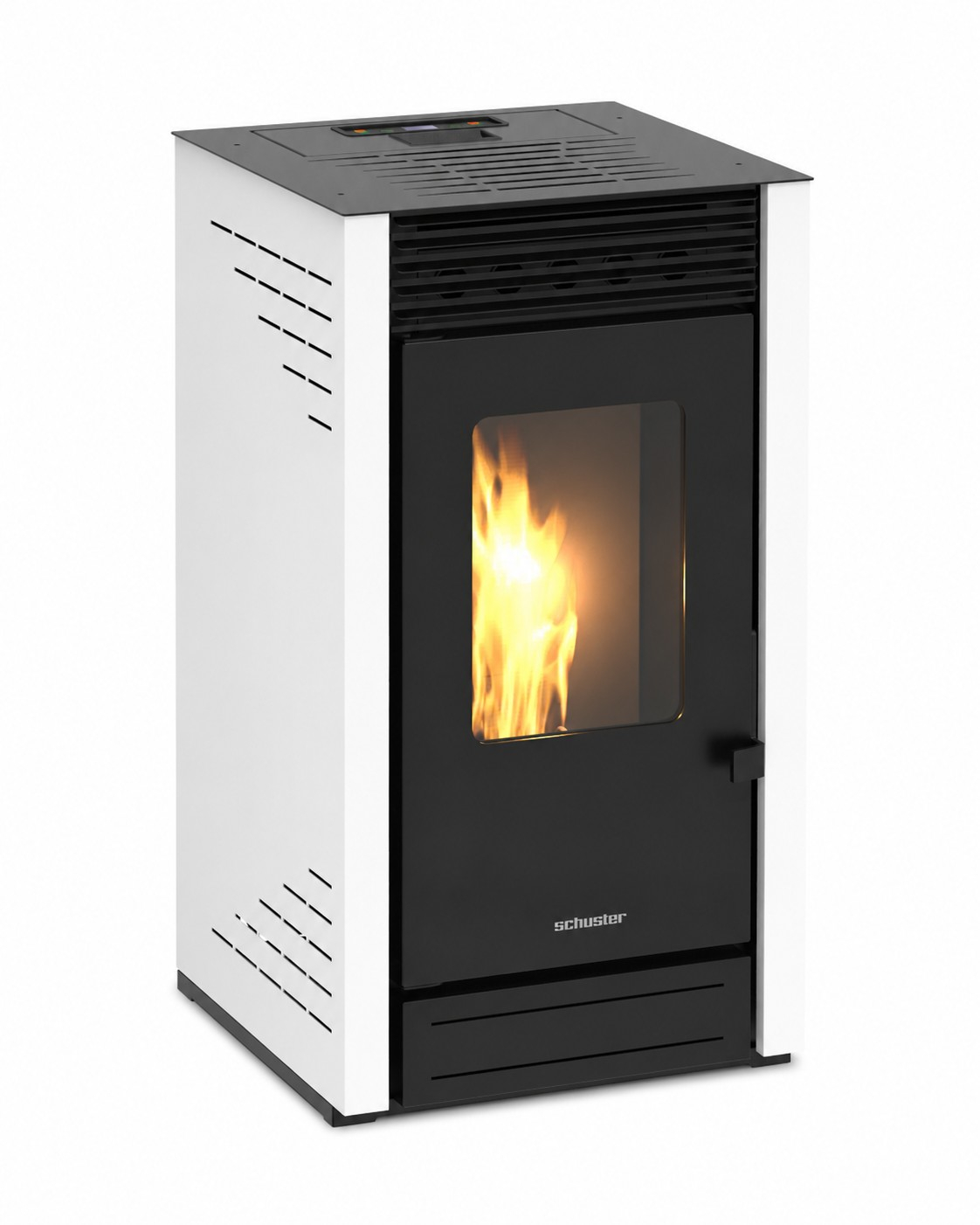 Estufa de pellets ella de 6 kw blanca