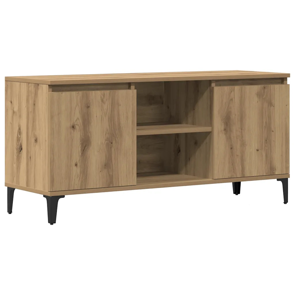 Mueble para tv con amplio espacio de almacenamiento hecho