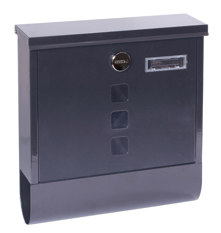 Arregui chance e7005 buzón exterior de acero con soporte periódicos