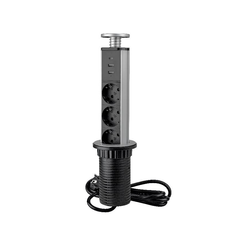 Multiconector elevable vertikal