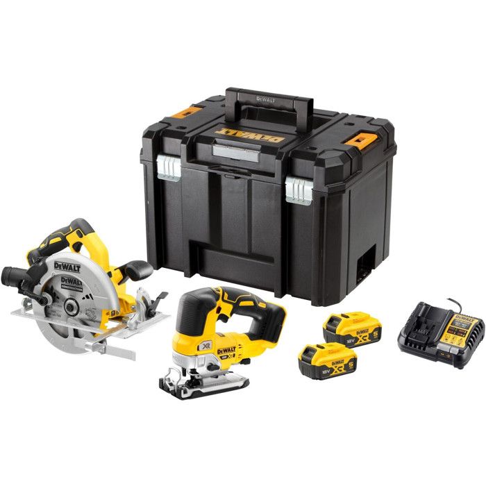 Pack de herramientas inalámbricas - caladora + sierra circular - Dewalt - c