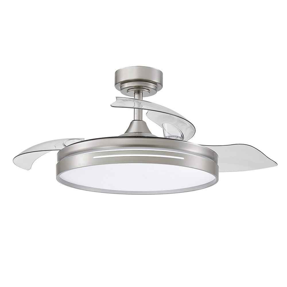 Ventilador de techo micenas niquel cct regulable 48cm