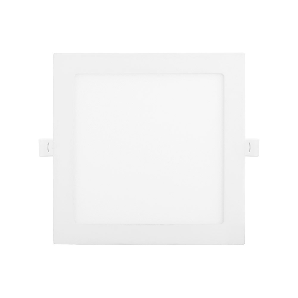 Downlight empotrar 12w 3000-4000-6500k blanco 1080lm cuadrado 1,3x17x17cm c