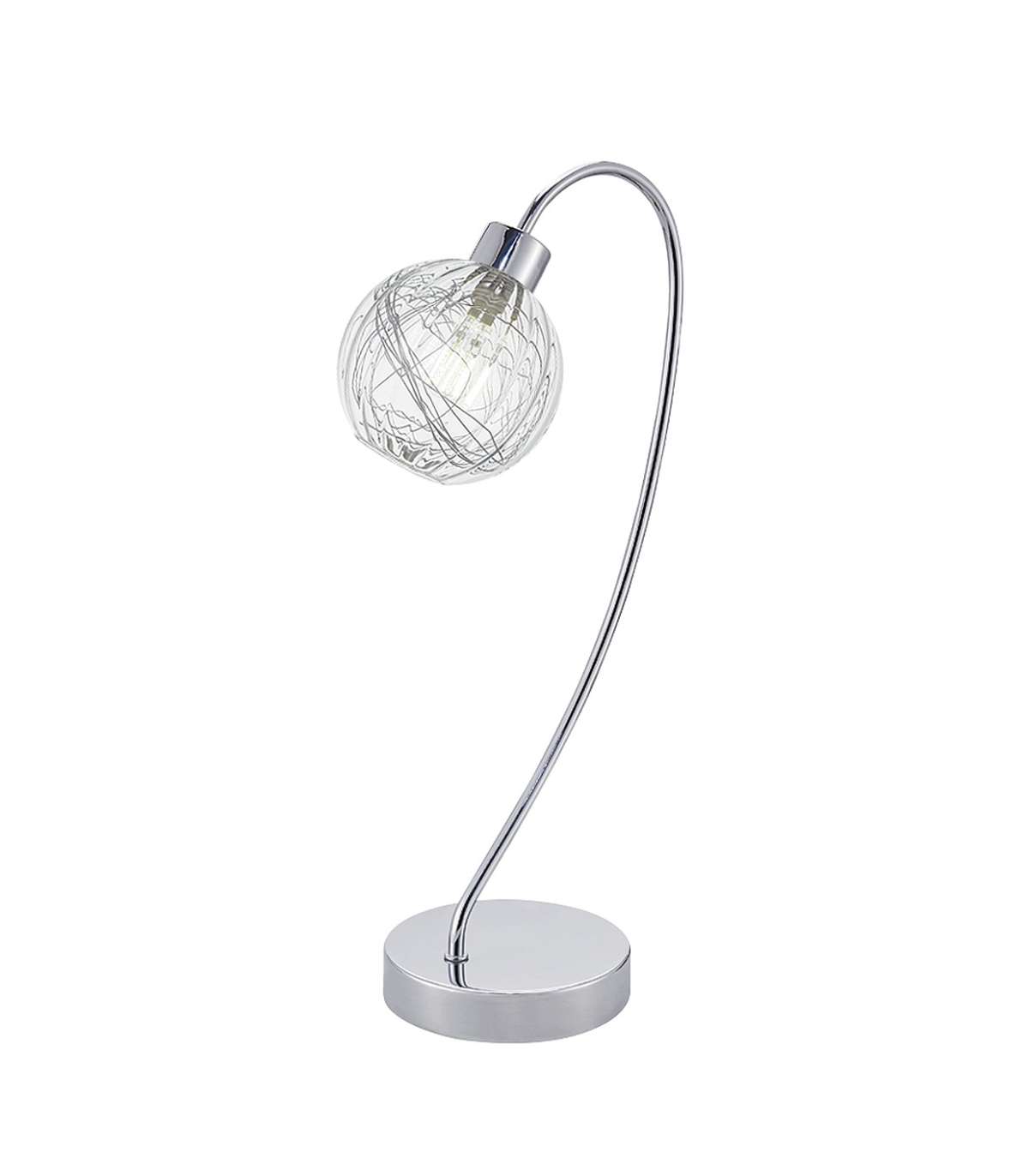 Lámpara sobremesa menta con luz orientable y diseño moderno