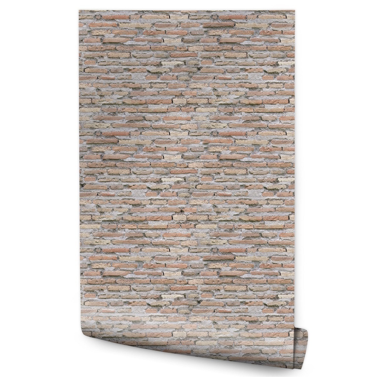 Papel Pintado Ladrillo Delicado Para Pared Sala De Estar 53 cm x 10 m