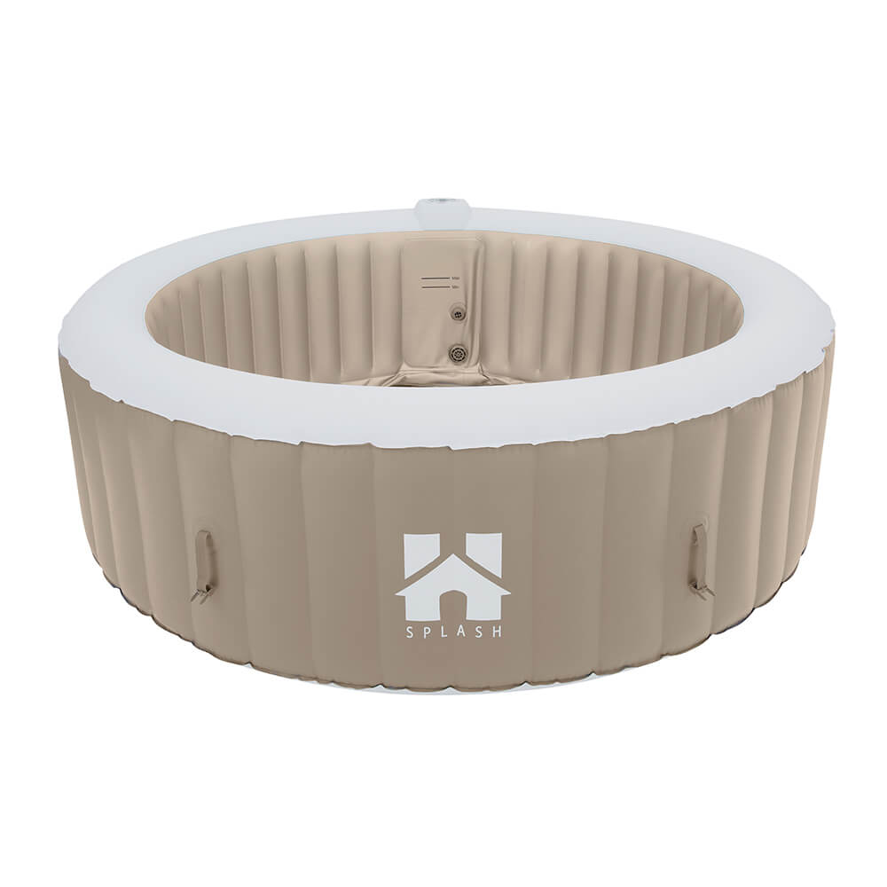 Spa hinchable splash beige 208 cm – 6 personas, con accesorios