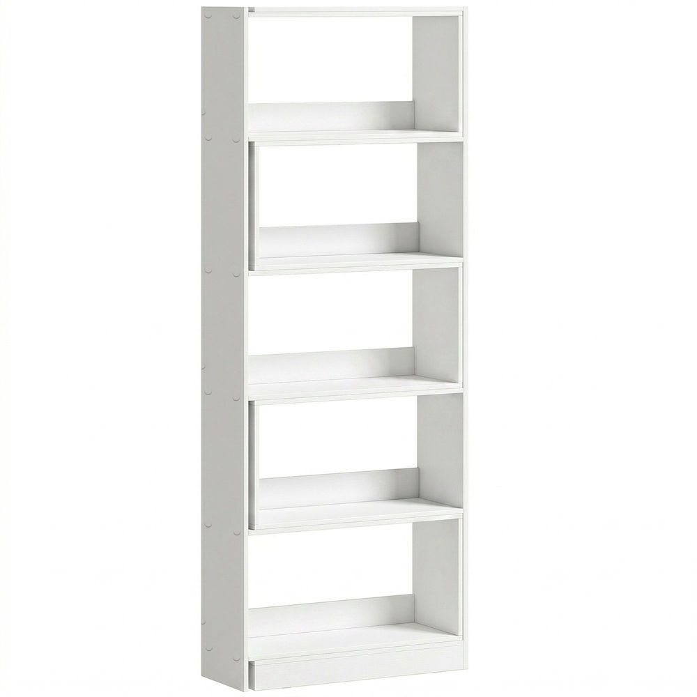 Estantería para libro 111.5x23.8x163.7 cm color blanco Homcom