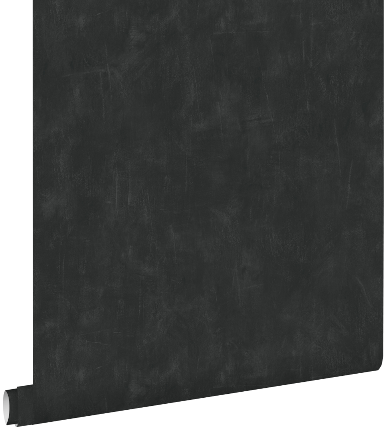 Estahome papel pintado liso con efecto pictórico negro - 53 cm x 10.05 m