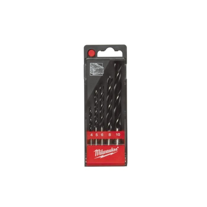 Caja de 5 mechas de madera - milwaukee - 4932352465