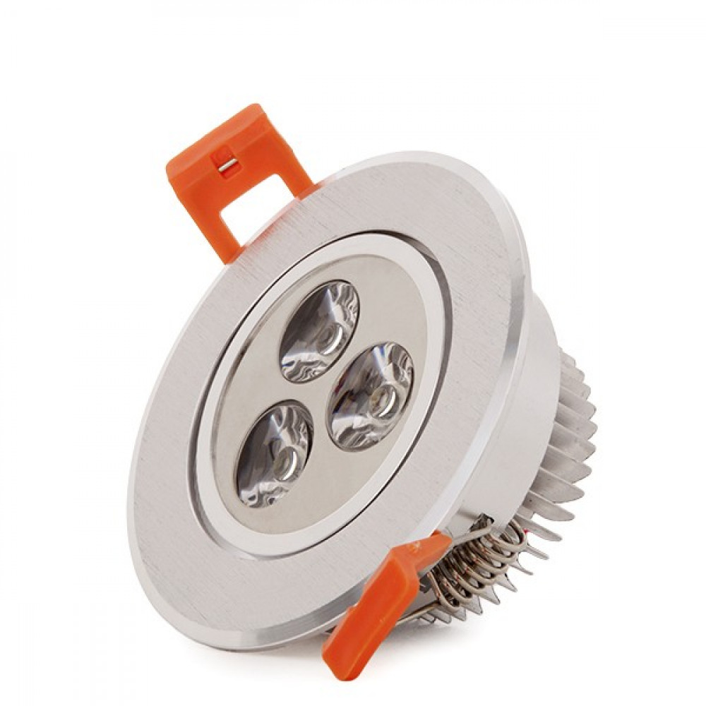 Foco downlight LED 3w 300lm 4200ºk circular 40.000h [ho-LEDdown-3w-w]
