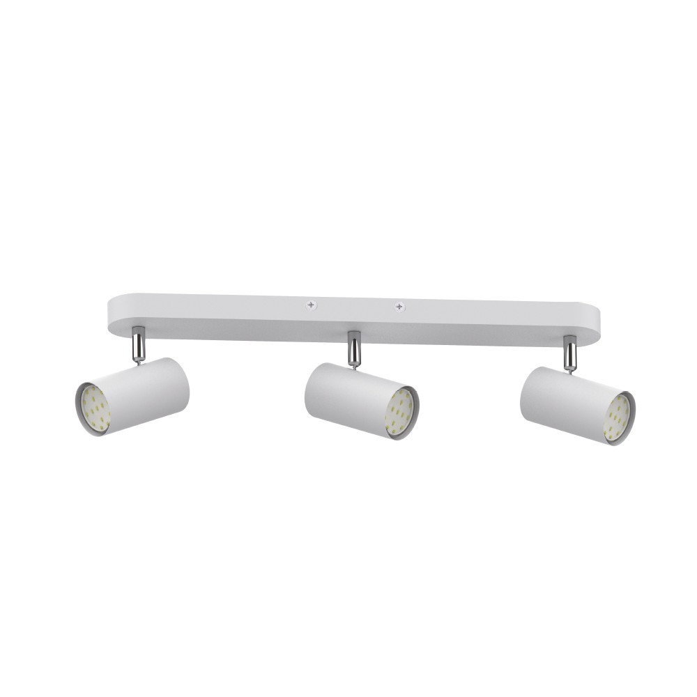 Regleta 3 luces lucas blanco 5.5cm