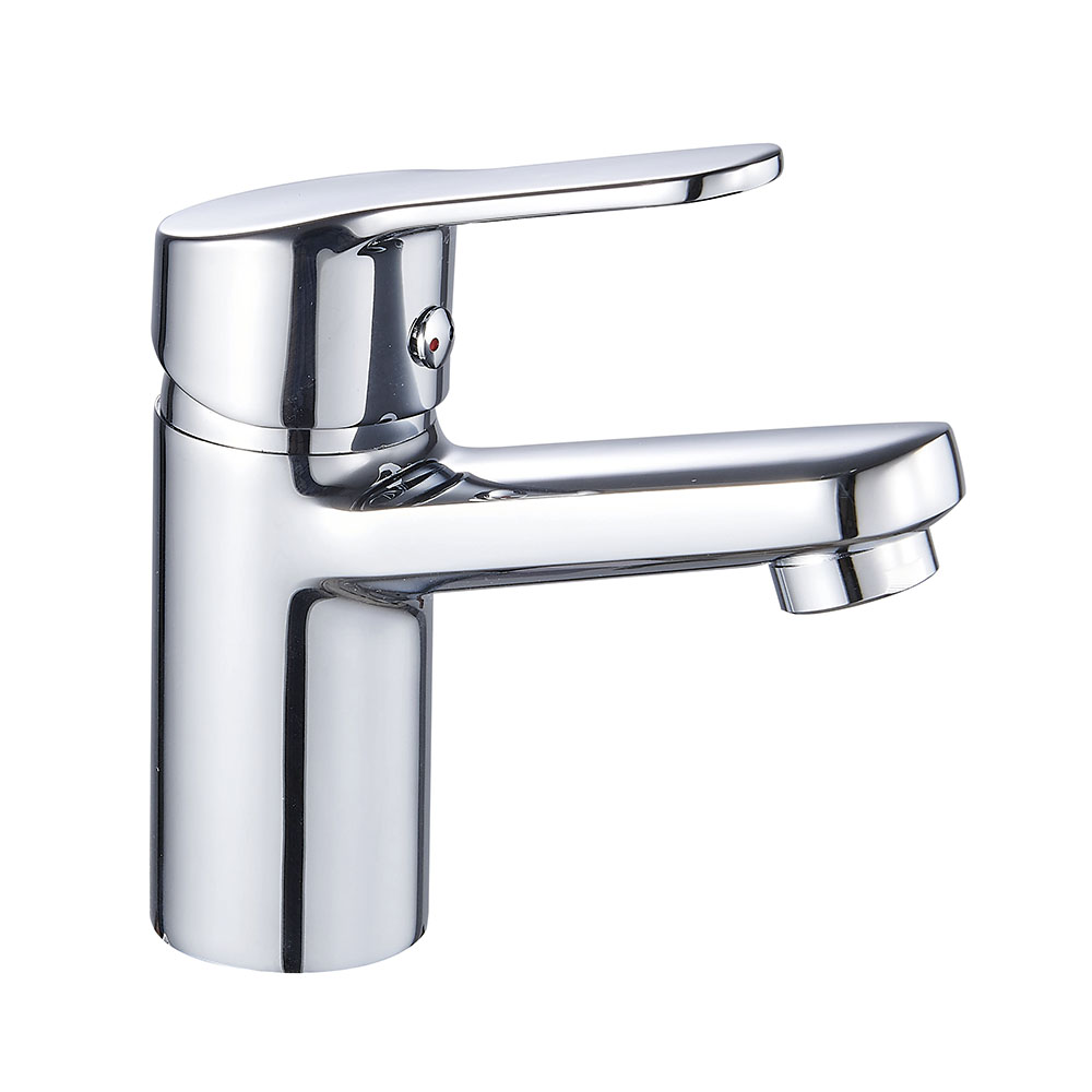 Kibath grifo de lavabo monomando aspa acabado cromo brillode latón