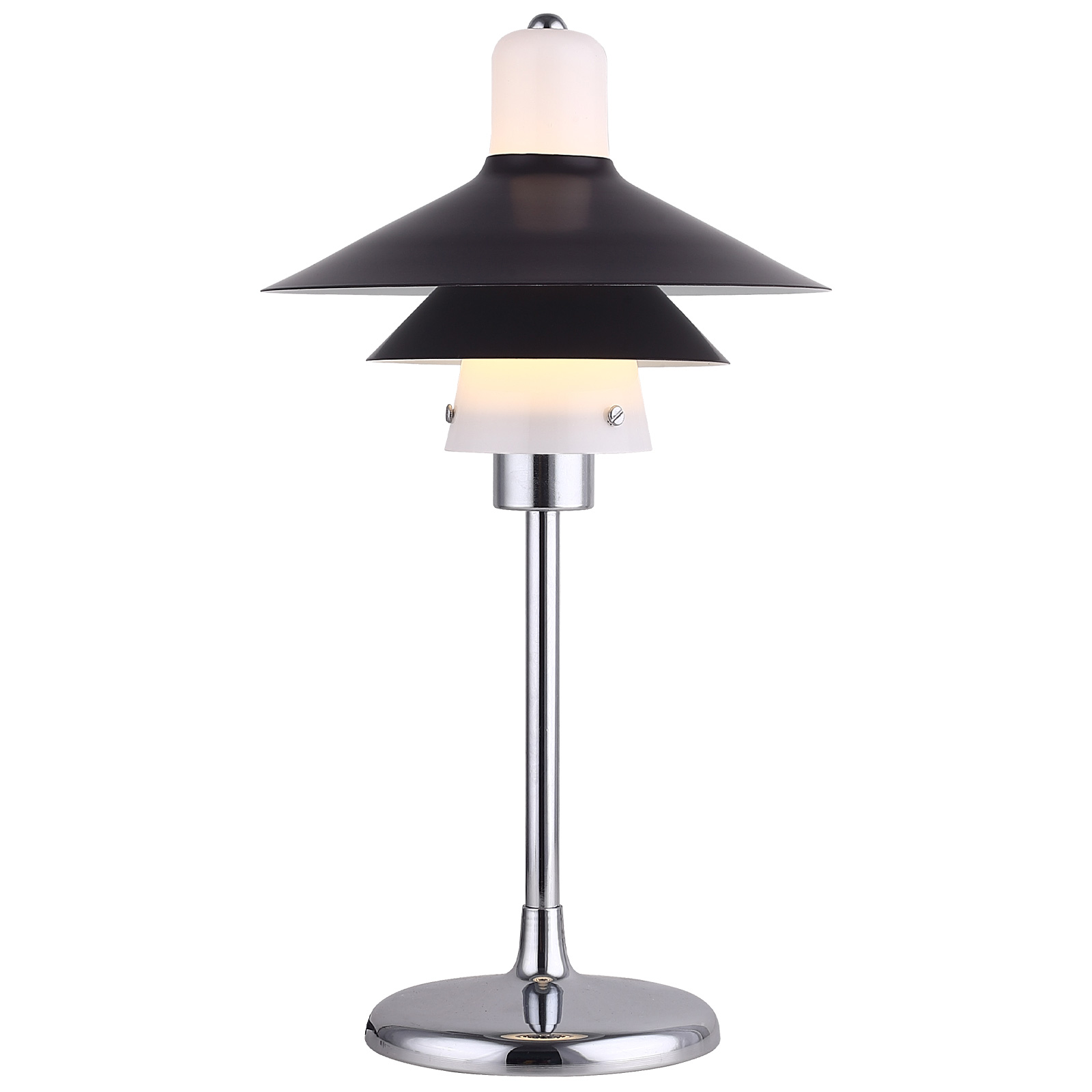 Lámpara de mesa lumineca hon 25x55 cm café