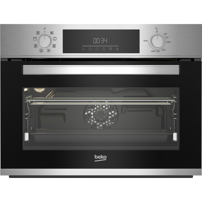Horno compacto multifunción beko bbcm12300x 48 l inox 8 funciones