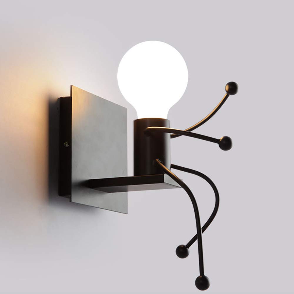 Lámpara de pared metal E27
