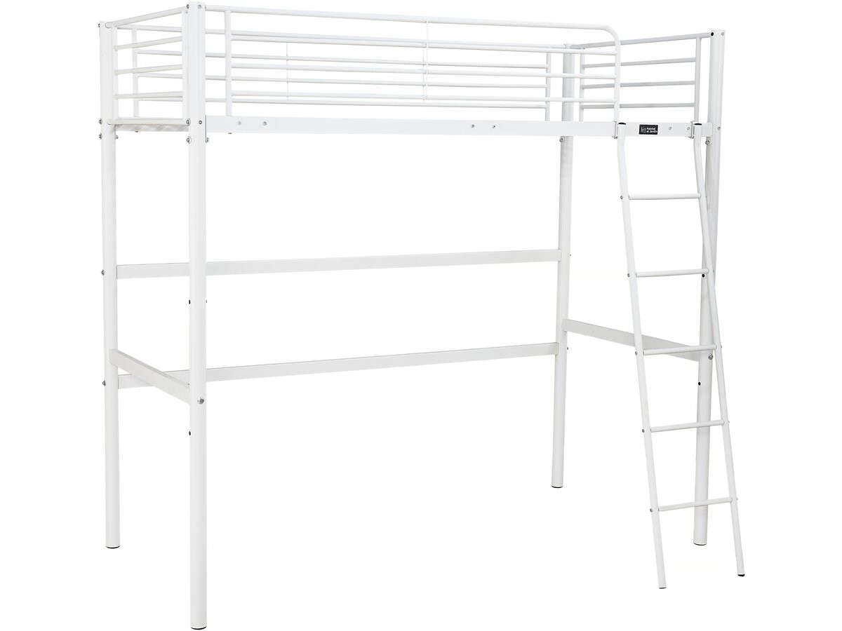 Cama mezzanine "alora" - 90 x 190 cm - blanco