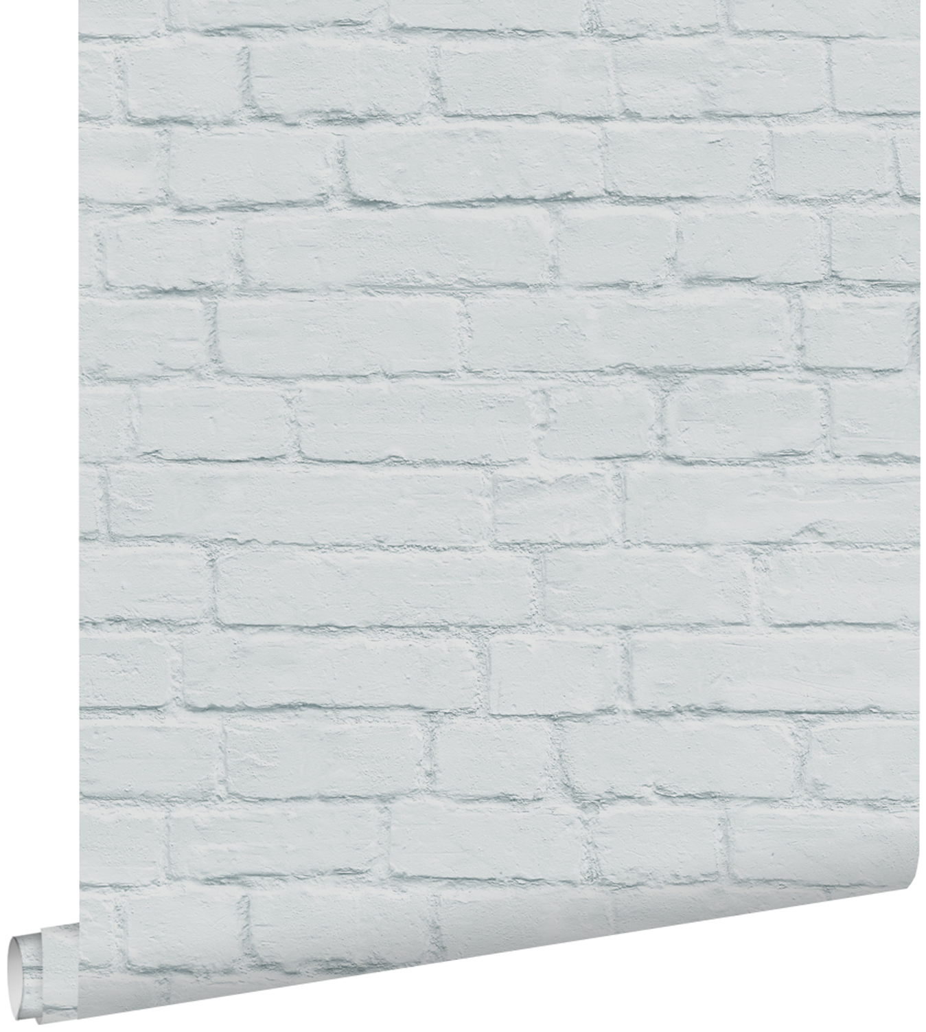 Estahome papel pintado pared de ladrillos gris claro 53 cm x 10.05 m