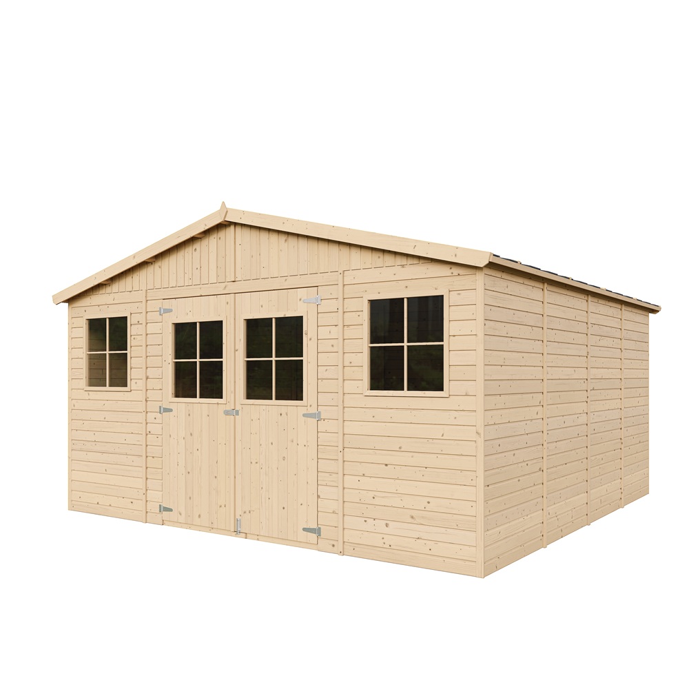 Caseta jardin exterior madera 15.84 m² Timbela m330