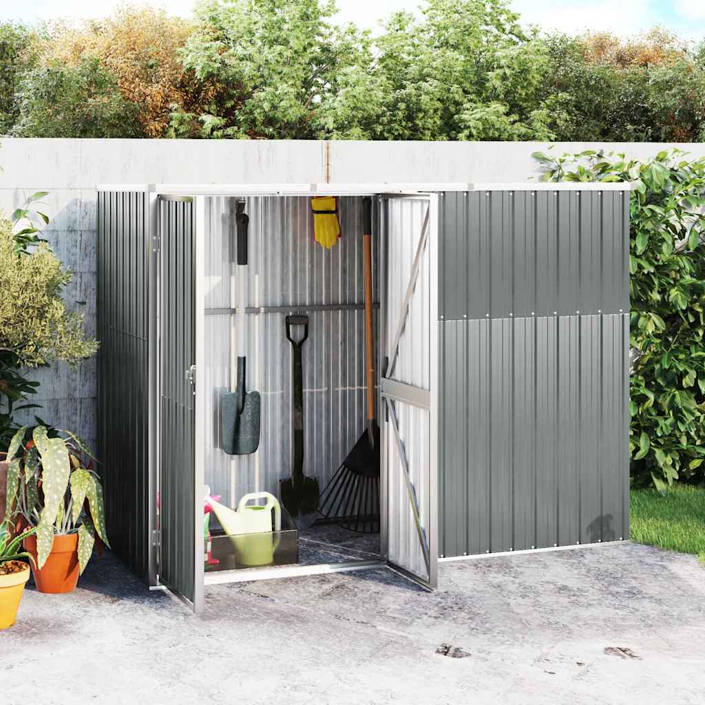 Cobertizo herramientas jardín acero galvanizado 225x89x161 255718