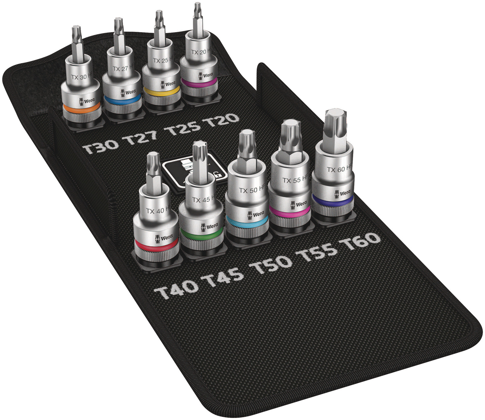 Zyklop juego de vasos con función de retención 8767 c torx hf 1 wera