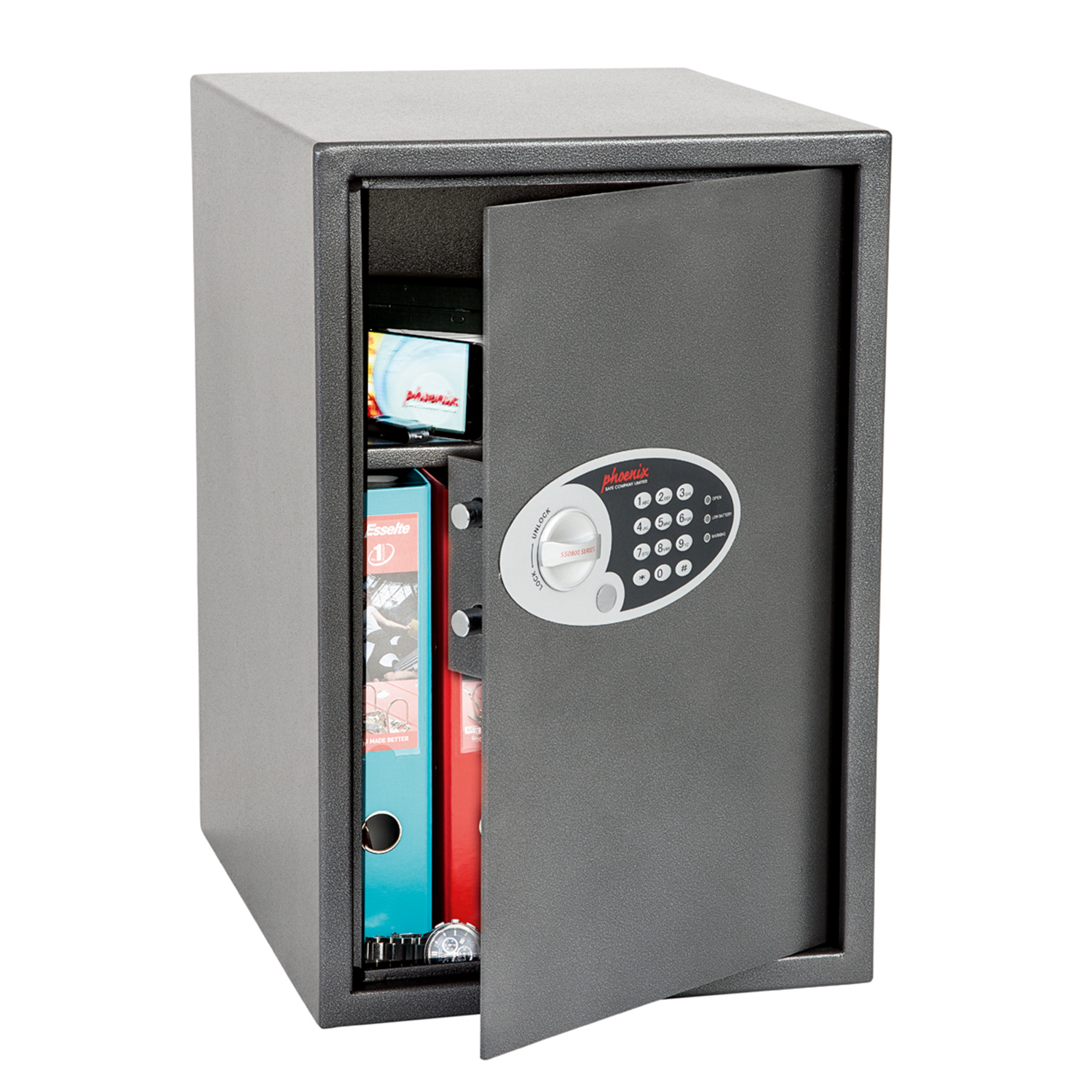 Phoenix vela hogar oficina ss0800k t5 caja fuerte con cerradura electrónica