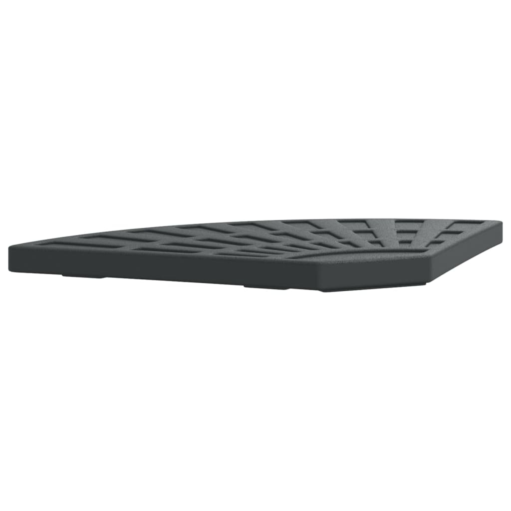 vidaXL base de sombrilla con asa para parasoles cruzados 14 kg