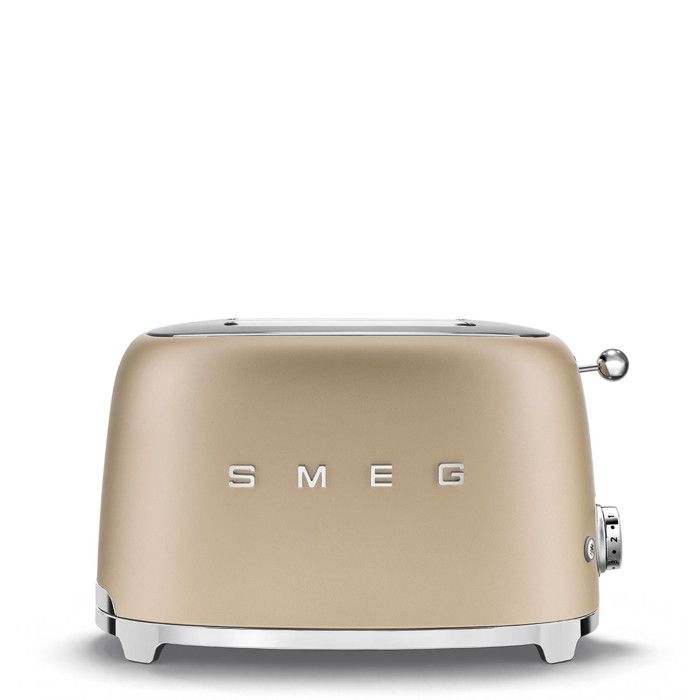 Tostadora smeg tsf01chmeu or mate - 2 ranuras extra anchas - 6 niveles de t