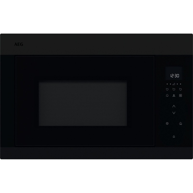 Microondas integrable AEG omb6g261tt 26 l cristal negro mate 900w