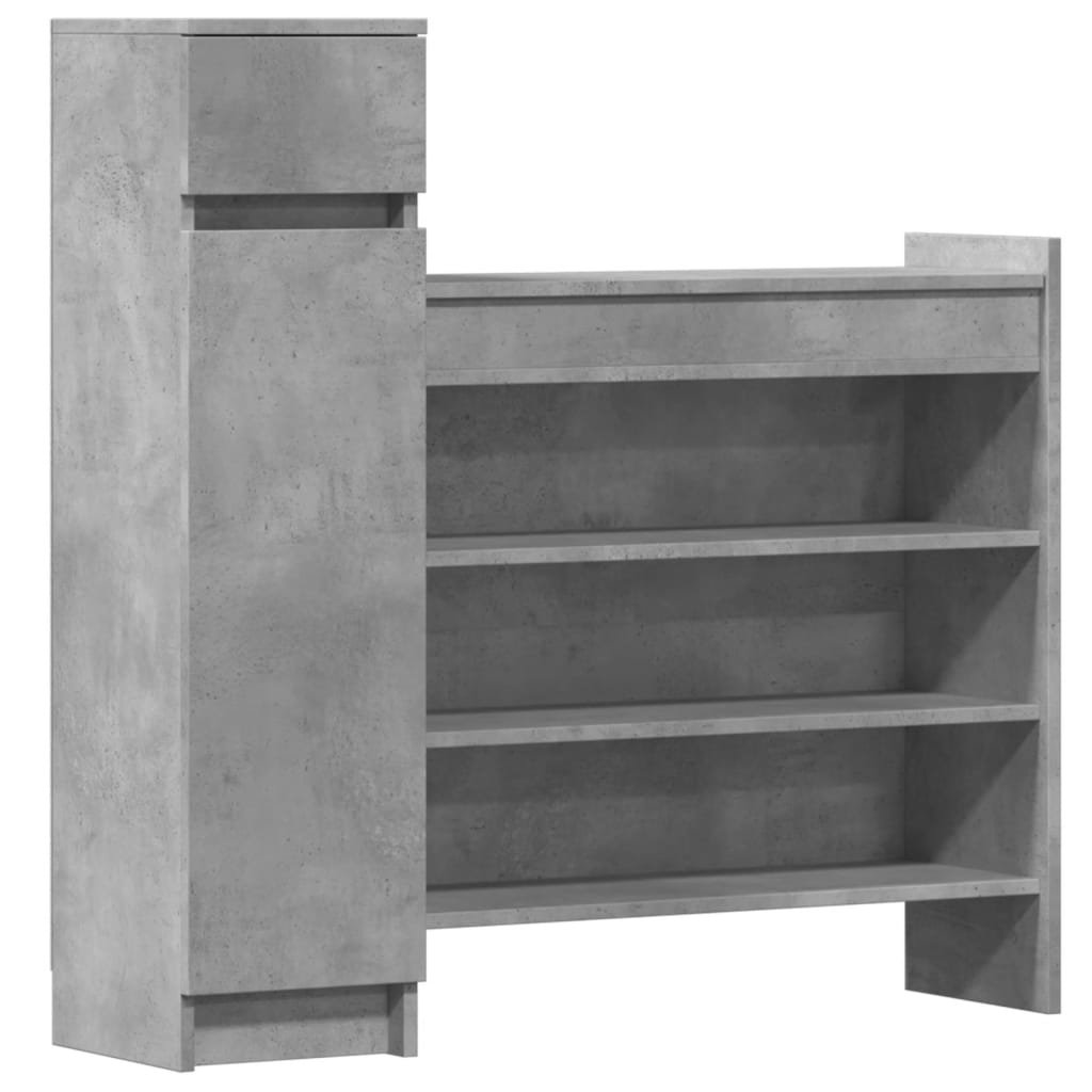 Zapatero mueble para entrada pasillo y salón madera contrachapada