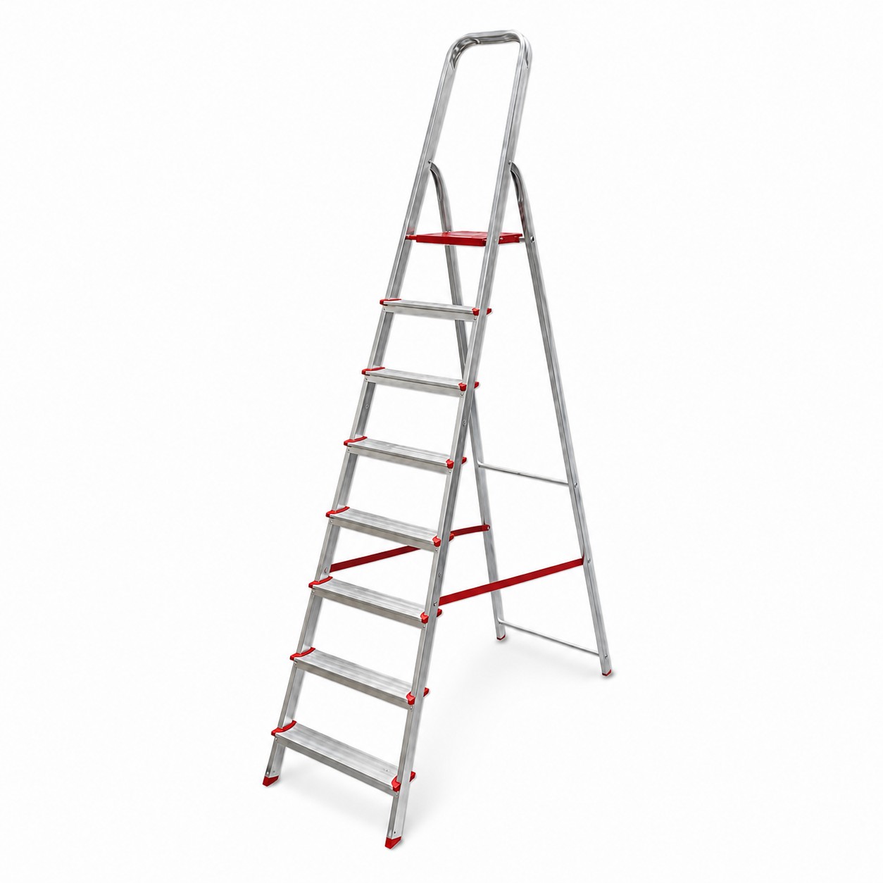 Escalera tijera doméstica t-dom-8x1 de 8 peldaños