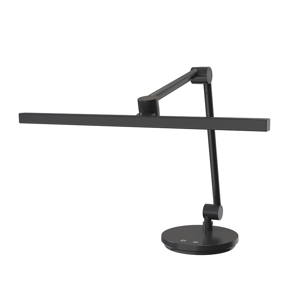 Flexo LED borges negro - 10w, 900 lúmenes, luz regulable, articulado