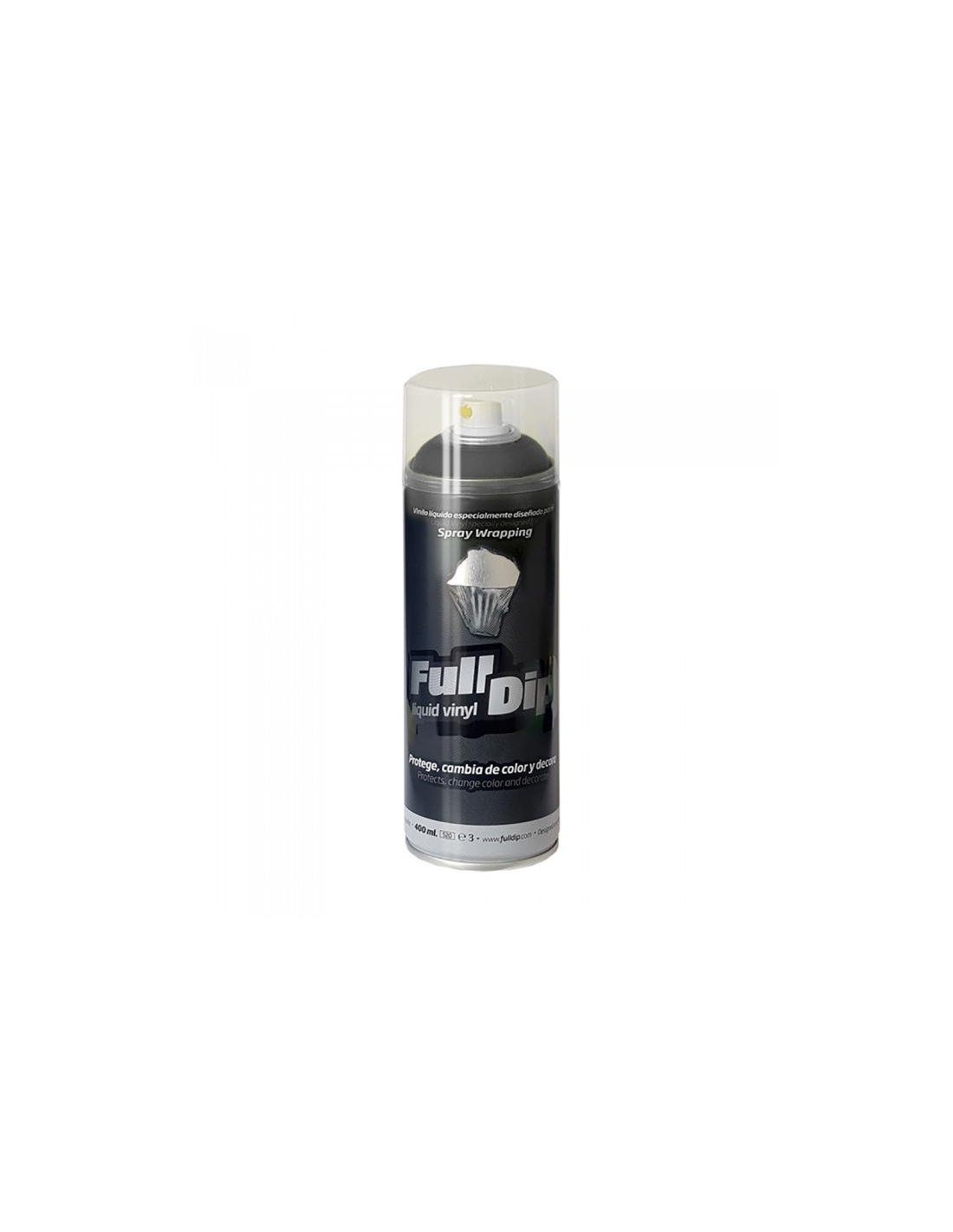 Spray vinilo liquido full dip gun metal 400 ml