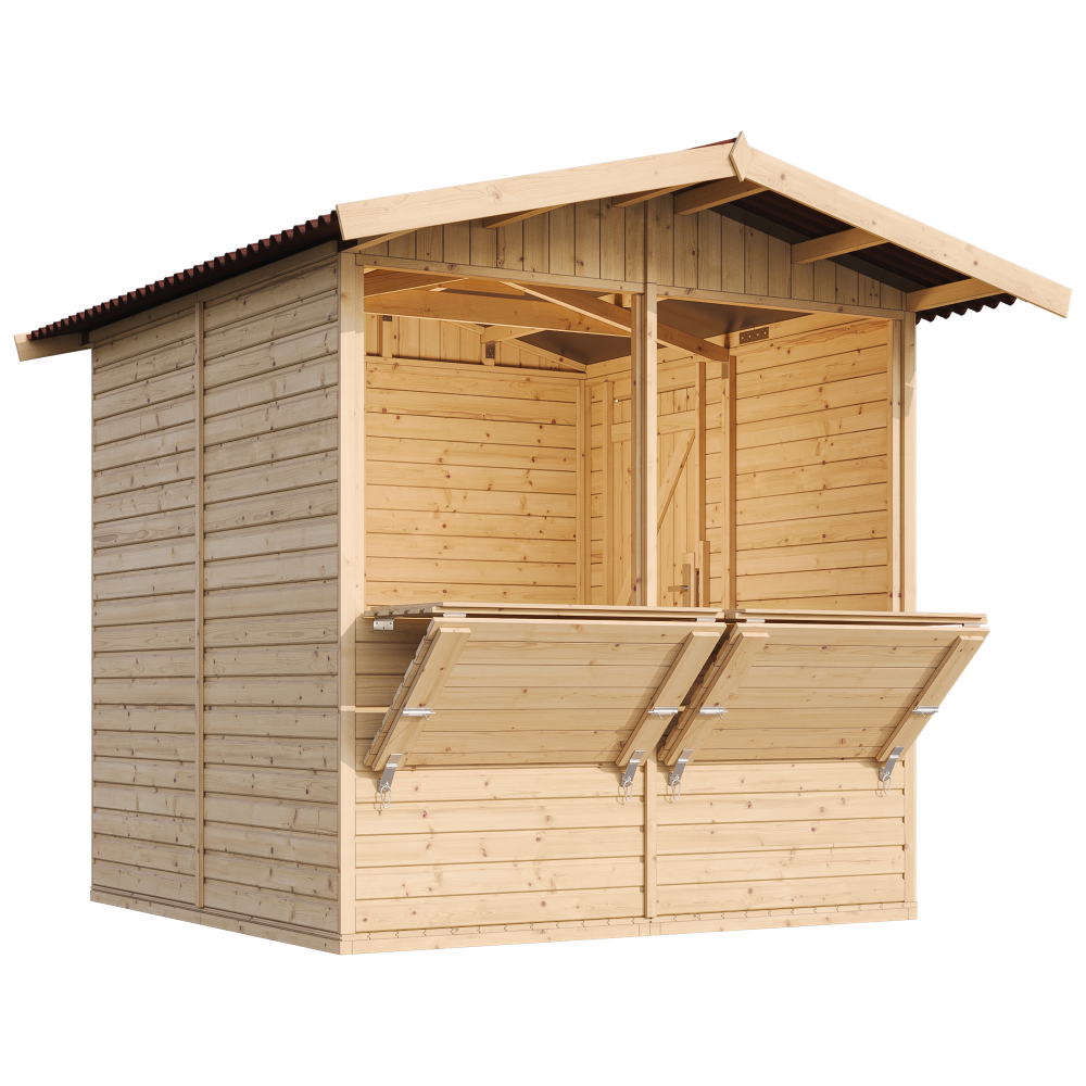Timbela m149 quiosco de madera 4,08 m²