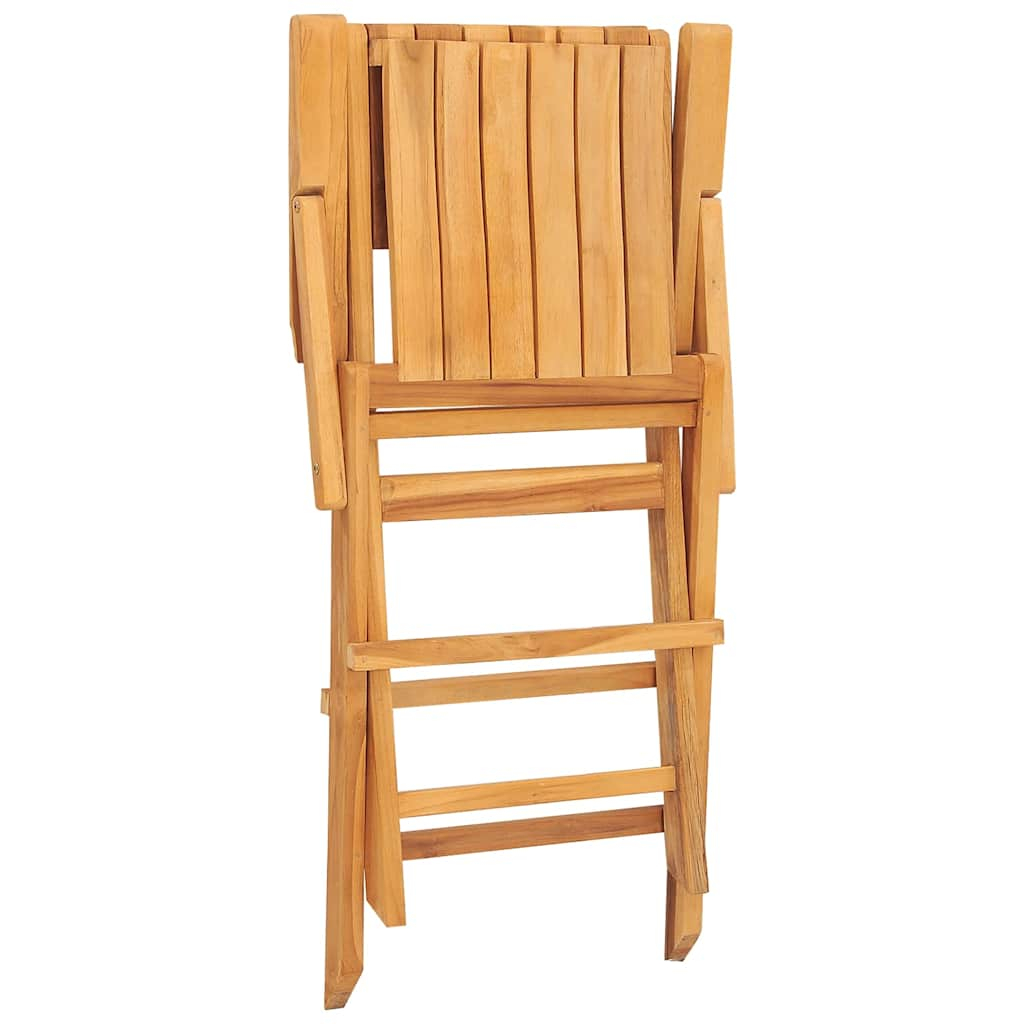 vidaXL sillas de jardín plegables 6 uds madera maciza teca 55x62x90 cm