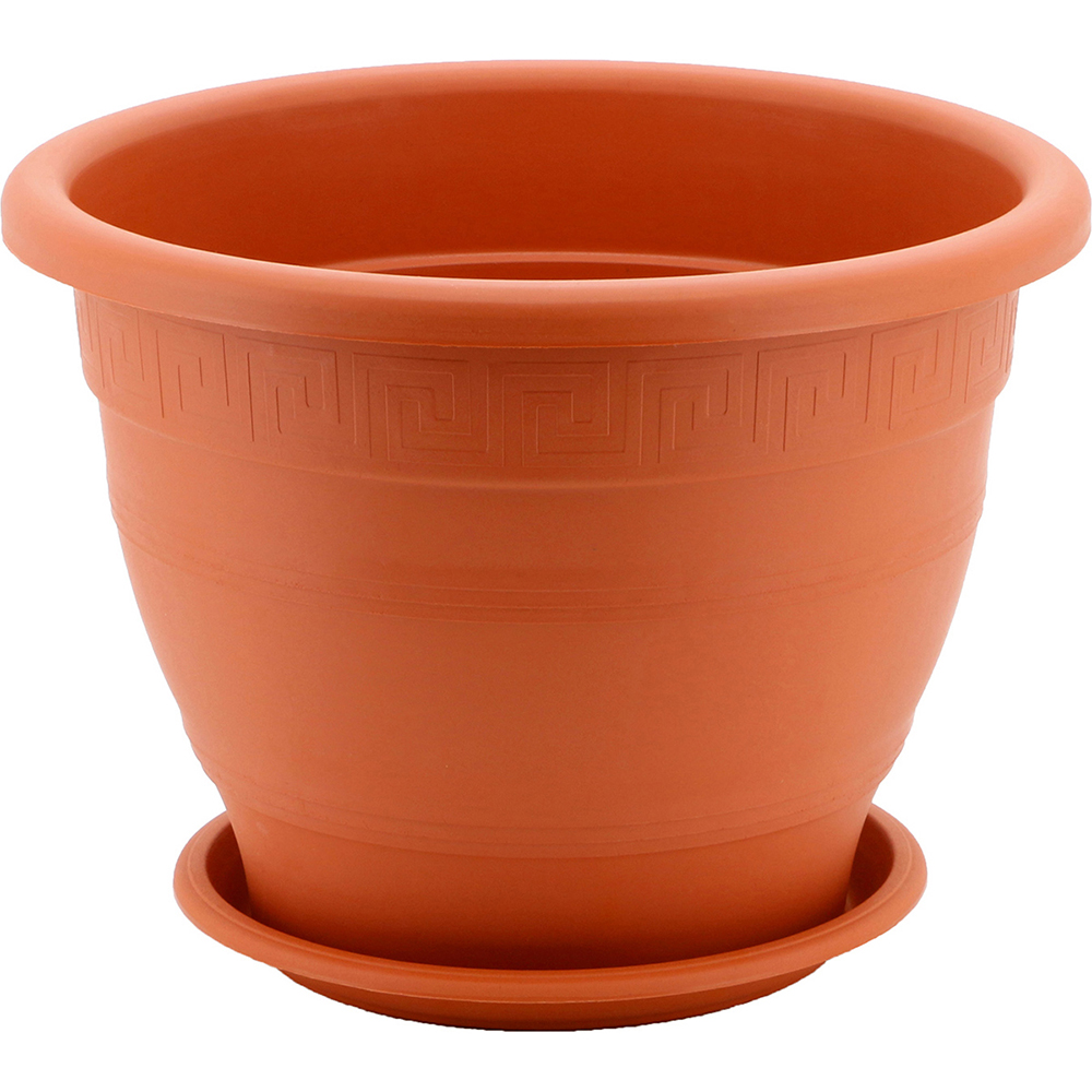 Pamex maceta mediterránea 40cm x 32cm plástico color terracota