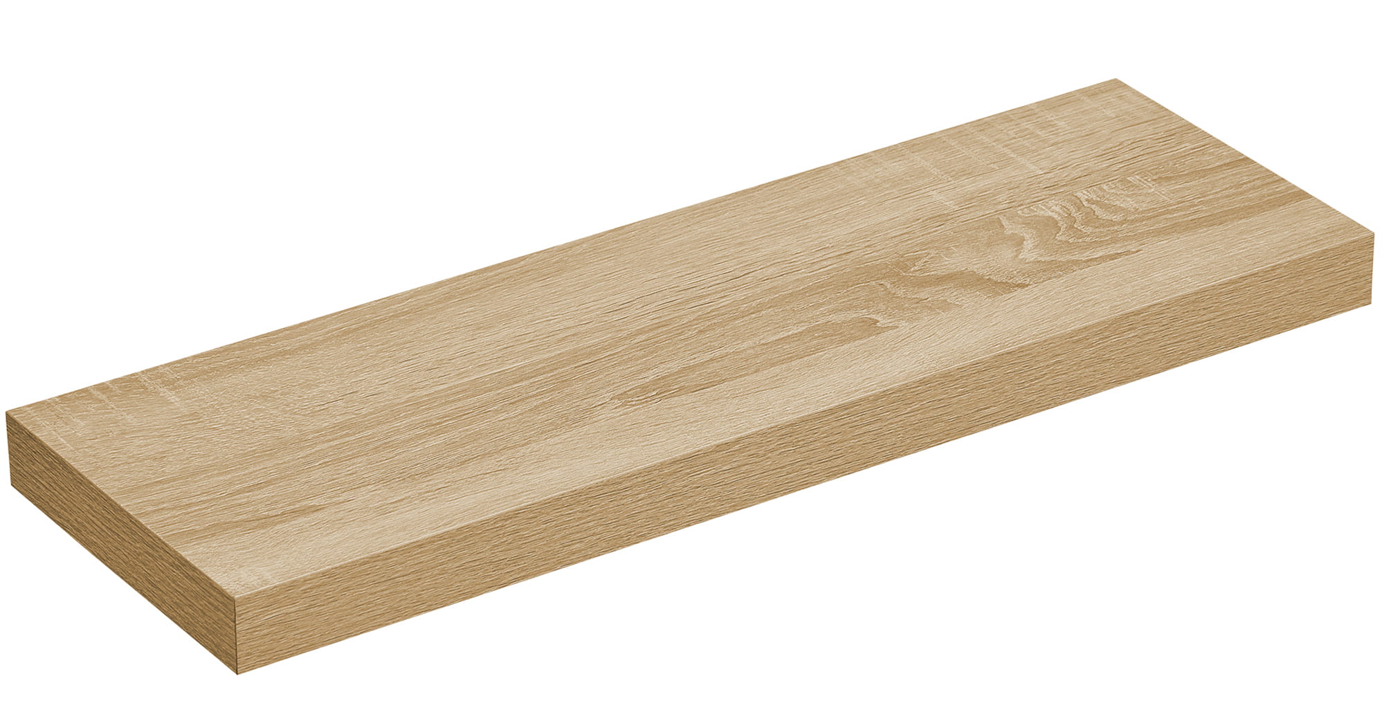 Estante de pared valora de 60 cm – diseño flotante de roble sonoma