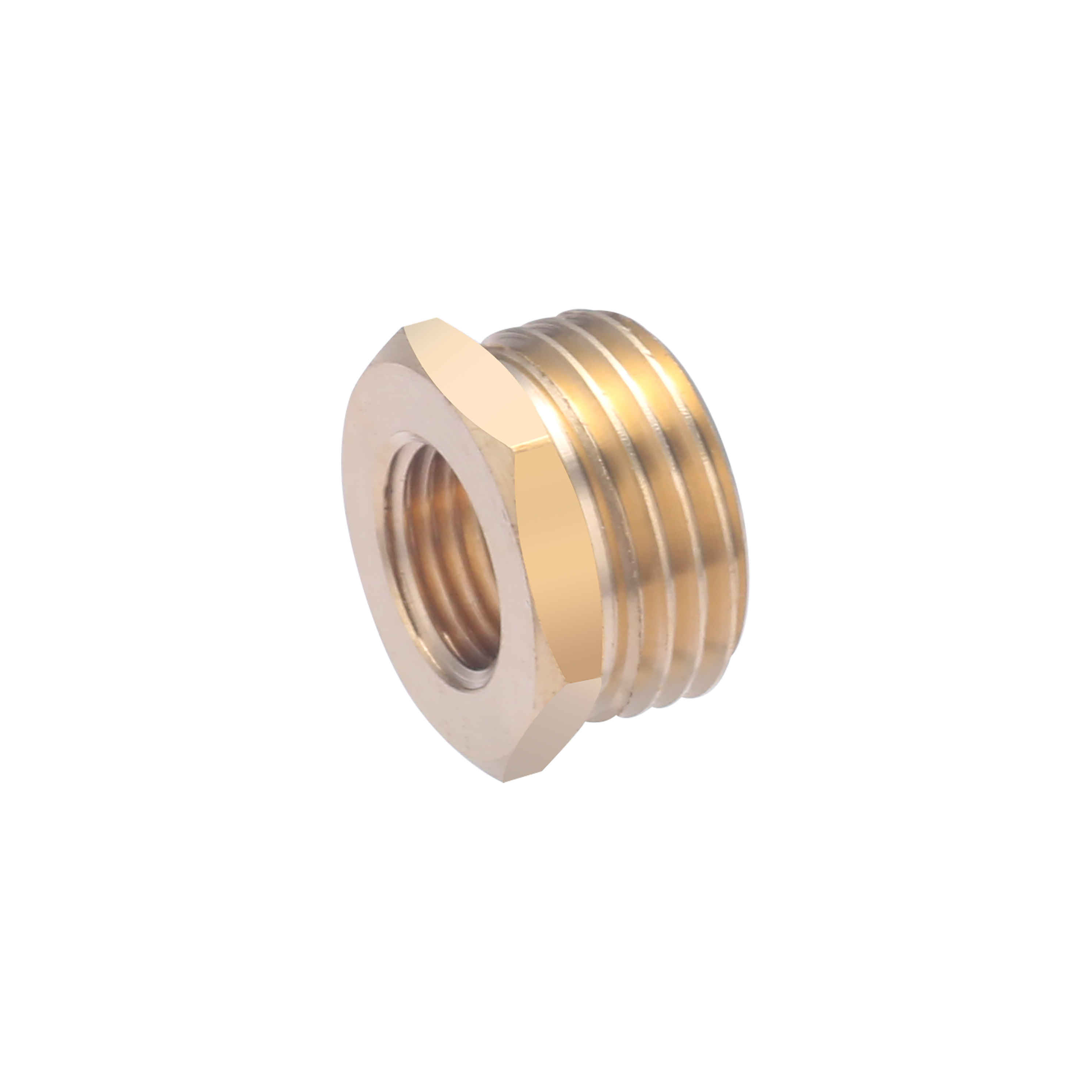 Conector roscado macho (1/2) - hembra (1/4) de 6 lados exterior