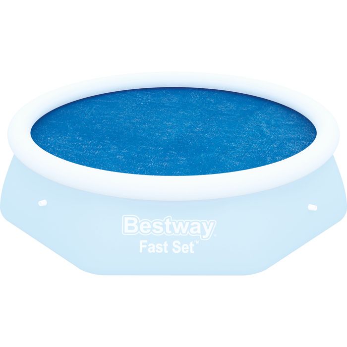 Lona solar para piscina redonda 244cm - Bestway - diámetro 210cm - azul