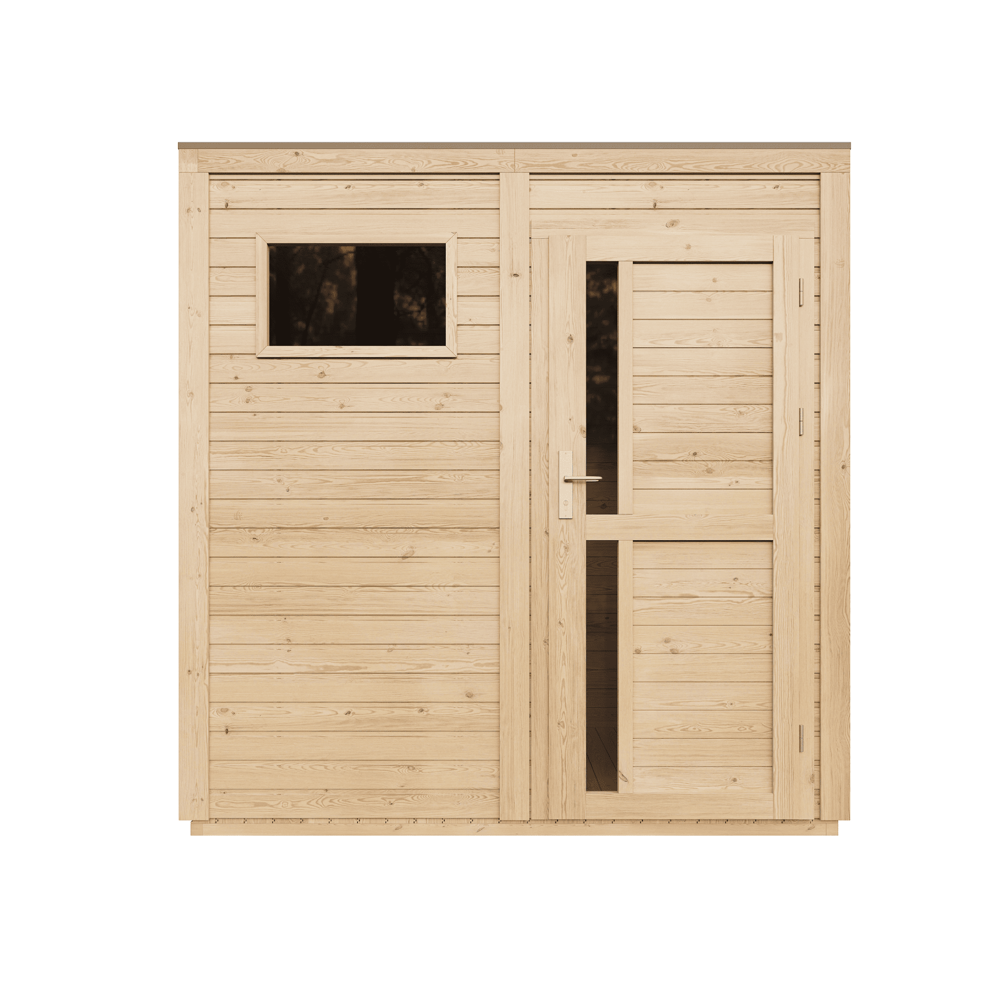 Caseta jardin exterior madera 4,20 m² Timbela m325f1+m325g
