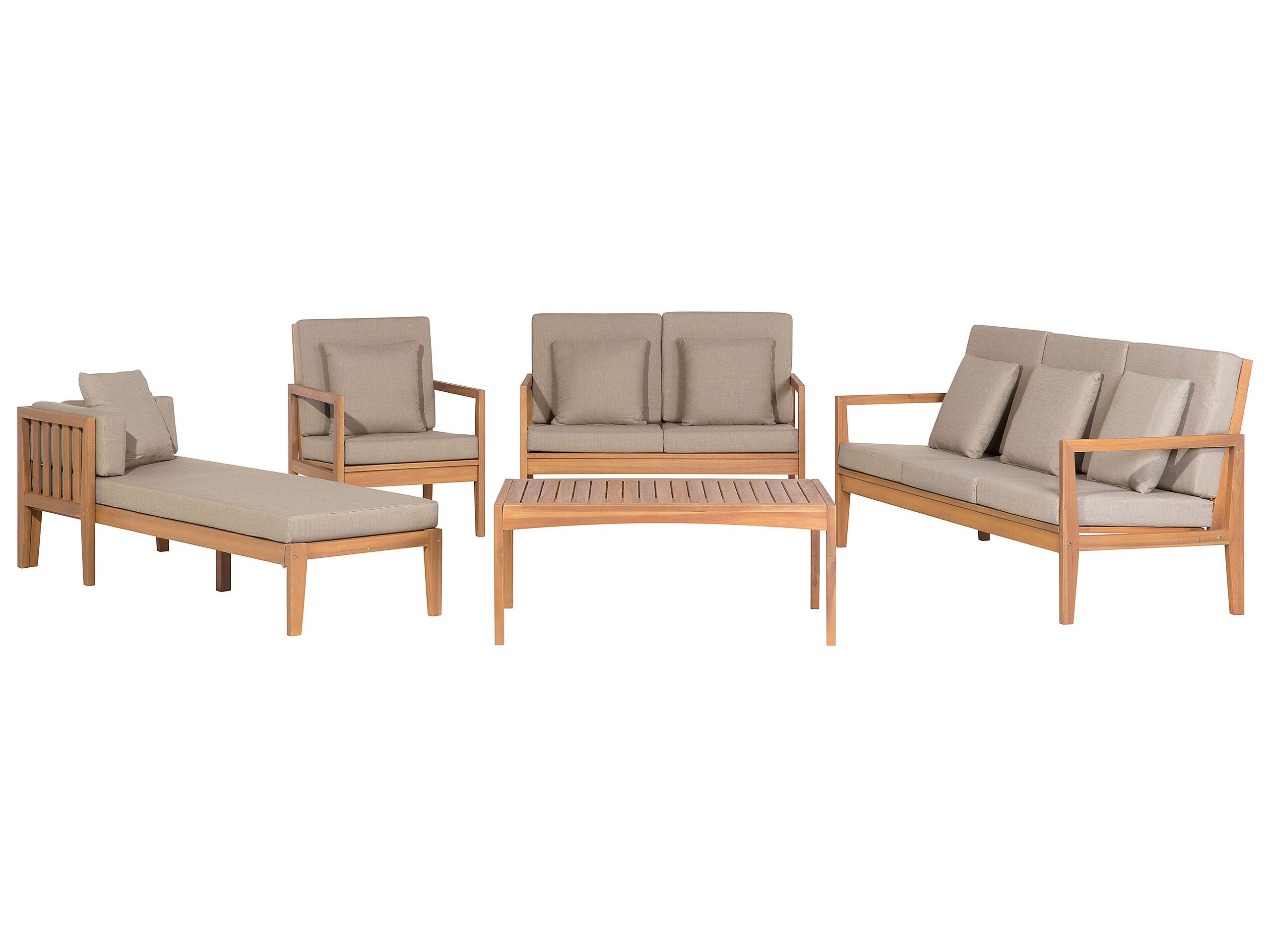 Conjunto de jardín gris pardo pataja