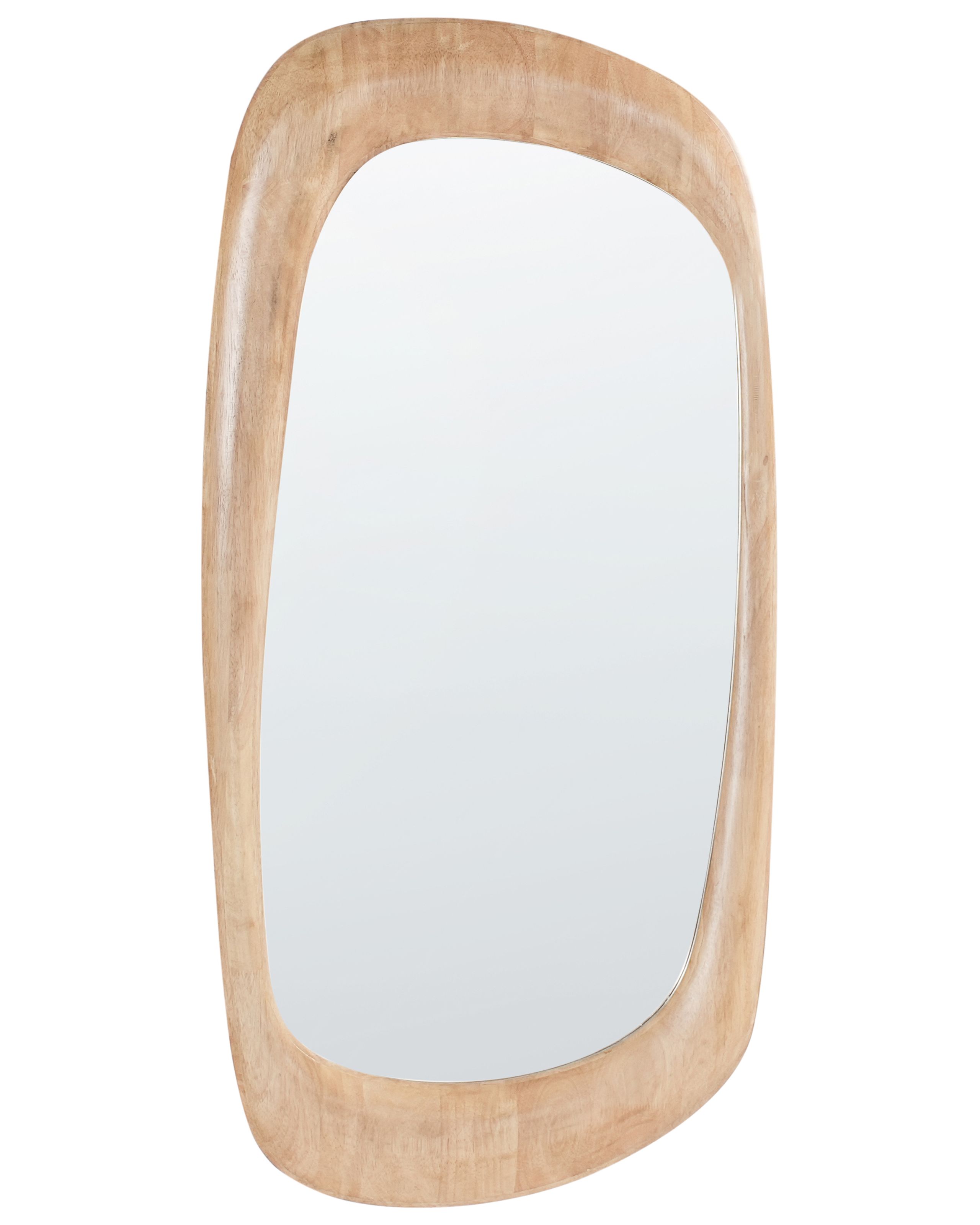 Espejo de pared trizay 57 cm 120 cm madera marrón